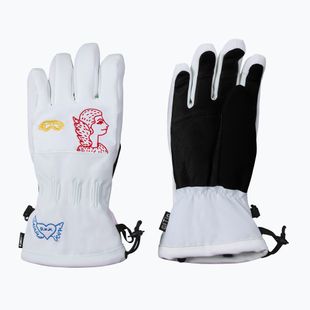 Guanti da sci da donna Rossignol JCC R-Shell Dry white