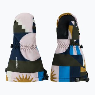 Guanti da sci per bambini Rossignol Mittens R-Shell Dry jr potpourri dazzle blue
