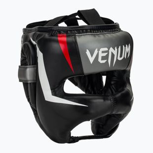 Casco da boxe Venum Elite Iron nero/rosso