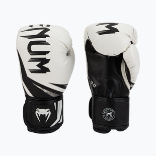 Venum Challenger 3.0 guantoni da boxe bianchi e neri 03525-210