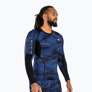 Venum Electron 3.0 Rashguard navy Longsleeve da uomo