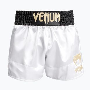 Pantaloncini da allenamento uomo Venum Classic Muay Thai bianco/oro/nero