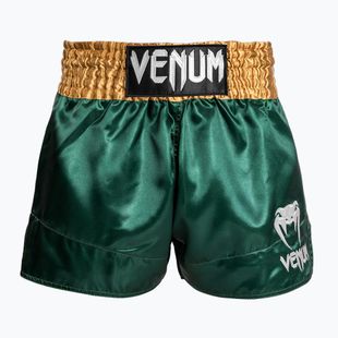 Pantaloncini da allenamento uomo Venum Classic Muay Thai verde/oro/bianco