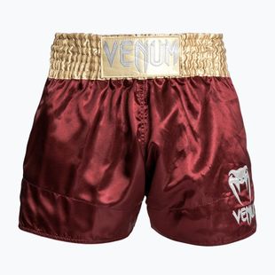 Pantaloncini da allenamento uomo Venum Classic Muay Thai burgundy/gold/white
