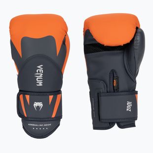 Venum Challenger 4.0 guantoni da boxe da uomo blu navy/arancio