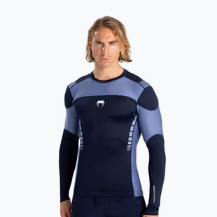 Venum Tempest Rashguard da uomo a manica lunga da allenamento blu navy/blu