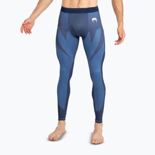Venum Attack Spats - Leggings da uomo blu navy