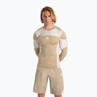 Venum Tempest Rashguard a maniche lunghe da uomo per l'allenamento, beige/sabbia