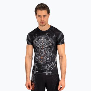 Venum Gladiator 5.0 Rashguard a maniche corte da uomo nero/argento
