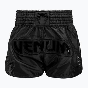 Pantaloncini da allenamento Venum Inferno Muay Thai da uomo, nero