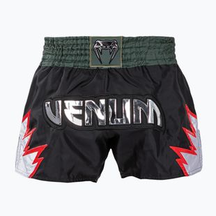 Pantaloncini da allenamento da uomo Venum Inferno Muay Thai deep black/khaki