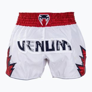 Pantaloncini da allenamento Venum Inferno Muay Thai da uomo bianco/rosso