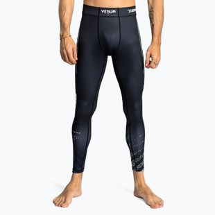 Leggings da allenamento Venum X Tekken 8 da uomo - Jin Kazama Spats blu/nero/bianco