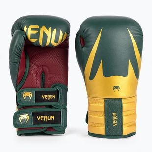 Guantoni da boxe Venum Reverso verde/oro
