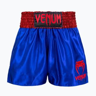 Pantaloncini da allenamento Venum Classic Muay Thai da uomo blu navy/rosso