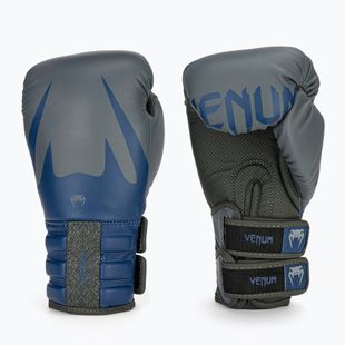Guanti da boxe Venum Reverso grigio tempesta/blu reale