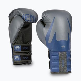 Guanti da boxe Venum Reverso grigio tempesta/blu reale