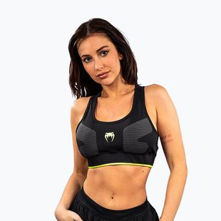 Reggiseno da allenamento Venum Training Camp 4.0 nero/verde scuro