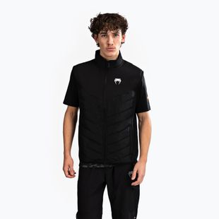 Gilet da uomo Venum Paddock Softshell a maniche corte nero