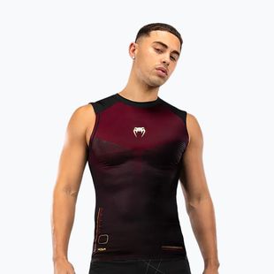 Venum Tactical XT 05522 maglietta da allenamento da uomo Rashguards nero/bordeaux/oro