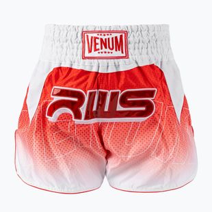 Pantaloncini da allenamento uomo Venum x RWS 2.0 Muay Thai white/red