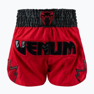 Pantaloncini da allenamento da uomo Venum Inferno Muay Thai red/charcoal grey/black