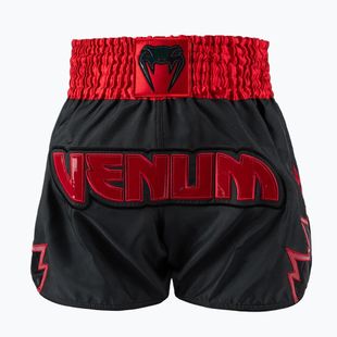 Pantaloncini da allenamento da uomo Venum Inferno Muay Thai charcoal grey/red