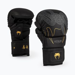 Guantoni da boxe Venum Serpenti Sparring black/silver/gold