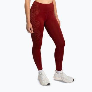 Leggings da allenamento donna Venum Serpenti burgundy/ivory