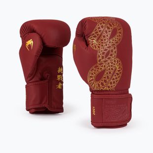 Guantoni da boxe Venum Serpenti Boxing burgundy/ivory