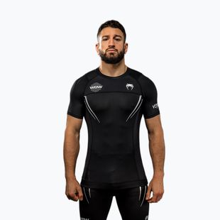 Maglietta da allenamento da uomo Venum X WOW FC Rashguards nero/grigio argento
