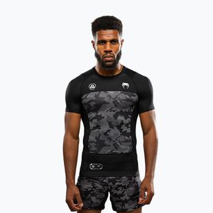 Maglietta da allenamento da uomo Venum X Polaris Rashguards nero/grigio tempesta