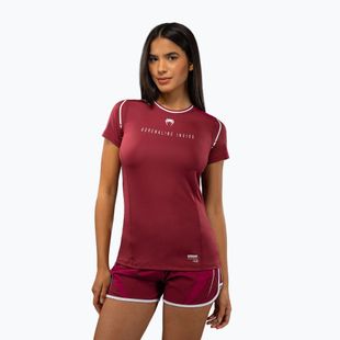 T-shirt donna Venum Adrenaline Dry-Tech burgundy/pink