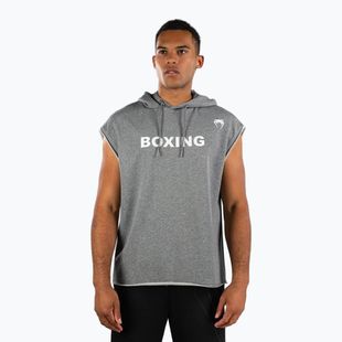Felpa uomo Venum Boxing VT Sleeveless Hoodie heather grey