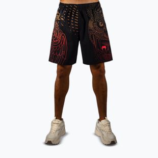 Pantaloncini da allenamento uomo Venum Quetzal Fury Training black/fury red/tangerine