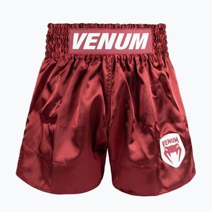 Pantaloncini da allenamento uomo Venum Classic Evo Muay Thai burgundy