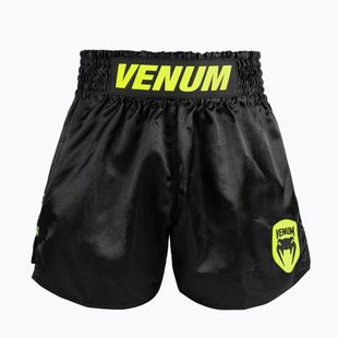 Pantaloncini da allenamento uomo Venum Classic Evo Muay Thai black/neon yellow