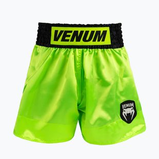 Pantaloncini da allenamento uomo Venum Classic Evo Muay Thai neon yellow/black