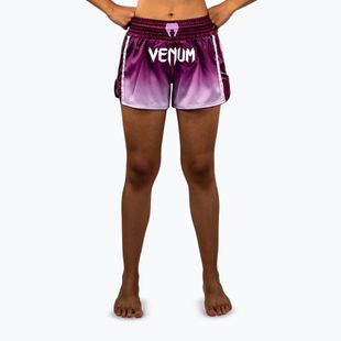 Pantaloncini da allenamento donna Venum Iris Muay Thai plum/white
