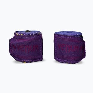 Bende da boxe Venum Santa Muerte Handwraps 400 cm dark purple
