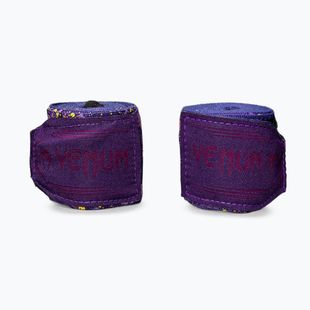 Bende da boxe Venum Santa Muerte Handwraps 450 cm dark purple