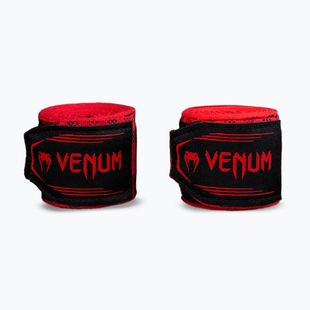 Fasce da boxe Venum Tartan Handwraps 400 cm fury red