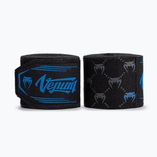Bende da boxe Venum Monogram Hand Wraps Advanced 400 cm black