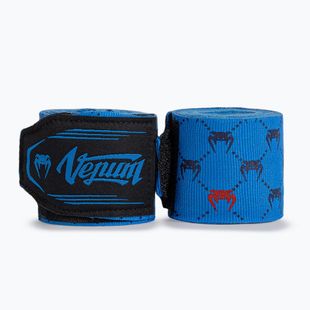 Fasce da boxe Venum Monogram Hand Wraps Advanced 400 cm blue