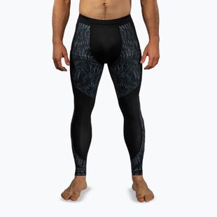 Leggings da allenamento uomo Venum x Chimaev Spats black/grey
