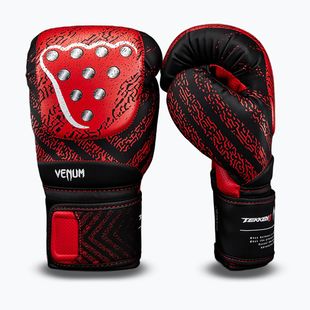 Guantoni da boxe Venum x TEKKEN 8 Kazuya Boxing red/black