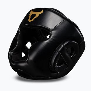 Casco da boxe Venum Ringhorns Charger Headgear black/gold