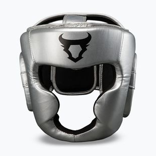 Casco da boxe Venum Ringhorns Charger Headgear silver/black