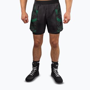 Pantaloncini da allenamento da uomo Venum Matupa Training black/green/gold