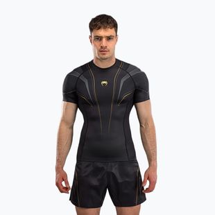 Rashguard da uomo Venum Streamline black/gold
